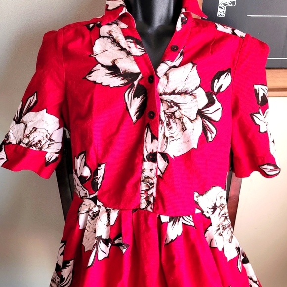 Maeve Dresses & Skirts - Maeve anthropology (she who is beautiful) button up dress